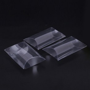 포포라운지 반달 상자 접이식 투명 선물 포장 간식꾸러미 기프트 박스, 1개, 14x7x2.5cm