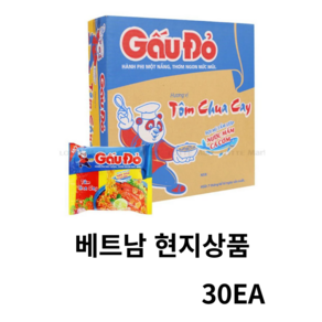 Gau Do 야채 버섯맛 라면 Gau do Chay Rau Nam, 30개