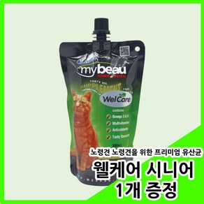 마이뷰 캣 종합영양제 300ml + [사은품] 웰케어 캣 o 시니어 1개 랜덤