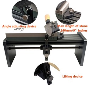 각도 조절 칼가는기계 전동 수동 칼갈이 자동 연마기 초정밀 전기 샤프너 호닝 가이드 - 끌 비행기 및 부엌 칼 사냥 용 나이프 치즐 샤프닝 지그 조정 가능한 나이프 숫돌