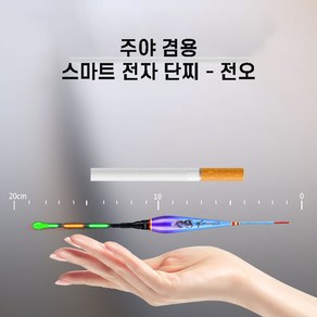 전오 단찌 스마트 변색 전자찌 짧은 찌 케미 캐미 겨울 낮은 수심 얼음 새우 민물 수초용