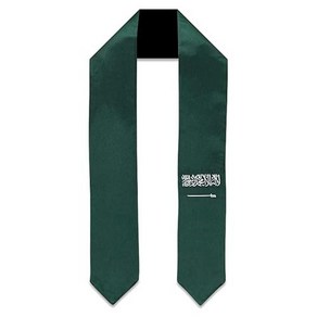 Vision Wea - Saudi Aabia Flag Gaduation Sash/St Vision Wea - 사우디아라비아 국기 졸업용 띠/스톨 - 고급스러운 문화 상징 -