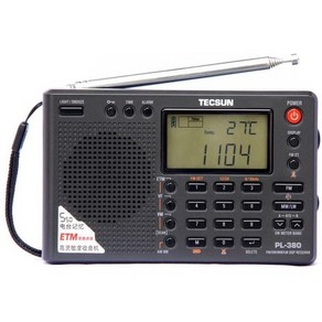 일본직발송 2. TECSUN PL-380 단파 라디오 BCL고감도FMAWLW스테레오 월드 밴드PLLDSP 방재 라디오 보호, One Size_One Colo, One Colo, 상세 설명 참조0