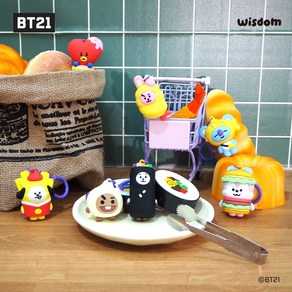 BT21 K-FOOD 피규어 키링, MANG