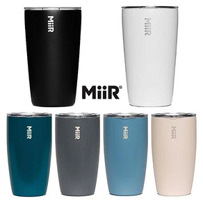 MiiR 미르 베큠 인슐레이터 텀블러 12oz, Black 신형, 1개