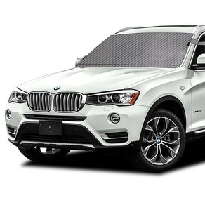 BMW X3 전용 맞춤 성에방지커버 자동차 앞유리커버 겨울 김서림 눈 성에방지덮개, 03_BMW X3_성에방지커버_블박, AC-006