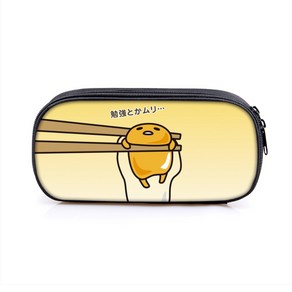 산리오 구데타마 Gudetama 연필 필통 화장품 파우치, F