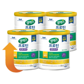 셀렉스 프로틴 락토프리 570g 3캔, 608g, 4개