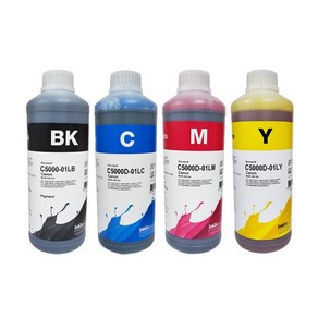 [잉크테크] 캐논 무한공급기 리필잉크(각 1 000ML) C5000-01LB+ C5000D-01LC +C5000D-01LM+C5000D-01LY, 1개, 빨강