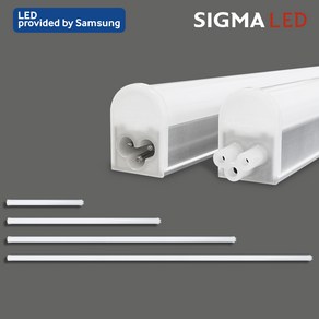 시그마 LED T5 18W 다용도 인테리어 조명 형광등 간접등 등기구 사무실 3P, 1200mm전구색(노란색), 3개