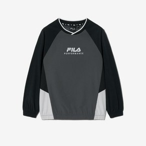 [휠라키즈] PF 와셔 경량 우븐 맨투맨 (FK2WTG3301M_BLK)