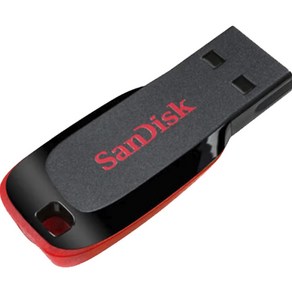 샌디스크 플래쉬 단자노출형 USB2.0 레드블랙 CZ50, 32GB