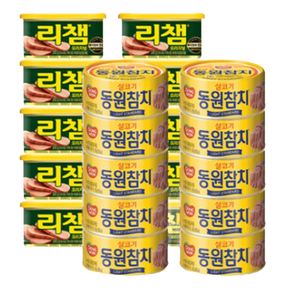 동원 참치 150gx10캔 + 리챔 200gx10캔, 동원참치 150gx10캔 + 리챔 200gx10캔, 1개