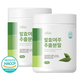 발효여주 분말 가루 국내산 HACCP 인증 유산균 발효여주추출분말 150g, 2개