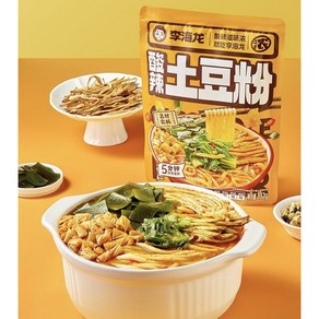 중국식품 이해룡 투도우펀 리하이룽 tudoufen 감자국수 감자면 쏸라맛 332g, 1개