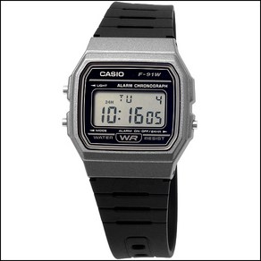 타임플래닛 CASIO F-91WM-1B 카시오 시계 우레탄밴드