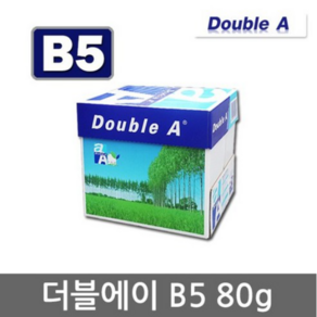 더블에이 복사용지 백색 80g, B5, 2박스