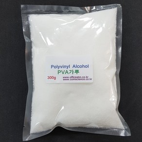 Polyvinyl Alcohol PVA가루(폴리비닐가루) 300g 탱탱볼만들기, 1개