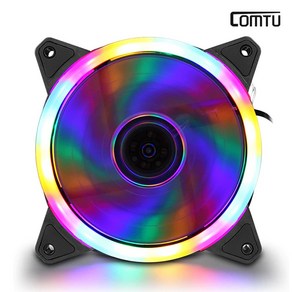 컴튜 더블링 레인보우 RGB LED 쿨링팬 시스템쿨러