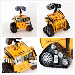 월E 피규어 굿즈 WALL-E 인테리어 장난감 빈티지 철제 대형 26CM 픽사 저금통 기능, 1개