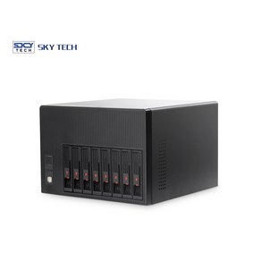 [국내배송]SKY NAS 8베이 서버호환 네트워크 스토리지 Mico-ATX 2.5 3.5인치 hotswap HDD (대량주문 가능), 1개