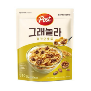 포스트 그래놀라 카카오 호두, 510g, 4개