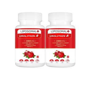[2개 묶음] VITACRLLYNMN 1000mg 리포조말 유로리틴 A 60캡슐, 60정, 2개