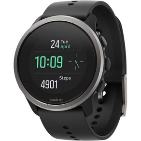 SUUNTO 5 Peak – 배터리 수명이 길고 경로 탐색 기능 컴팩트 GPS 스포츠 워치, PEAK_Black, 1개