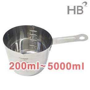 스텐계량컵 비커 5종 계량컵 비이커 다용도 주방 쿠킹, 500ml, 1개, 폭넓은