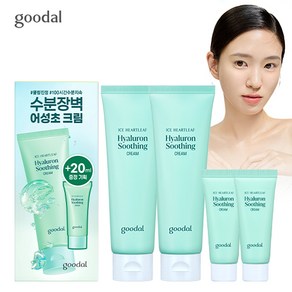 [200ml용량][1+1]구달 어성초히알루론 수딩크림 기획세트 [본품160ml+40ml], fee, 1개