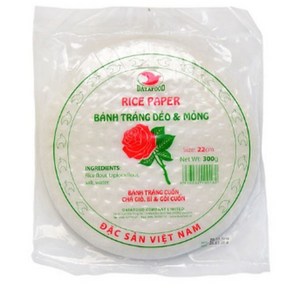 베트남 장미표 사각 라이스페이퍼 22cm 200g x 3개 월남쌈 짜조 반세오 반다넴 RICE PAPER, 300g