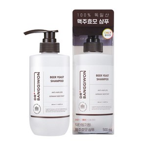 닥터방기원 맥주 효모 탈모증상 완화 샴푸, 500ml, 1개