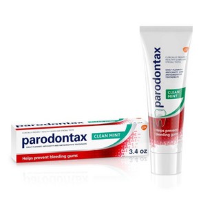 Paodontax 잇몸 출혈 치은염 충치 예방 치약 클린 민트 3.4oz, Mint