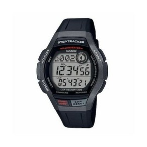 Casio WS2000H-1AV 걸음 수 추적기 100미터 WR 200랩 메모리 알람 5개 크로노 888580