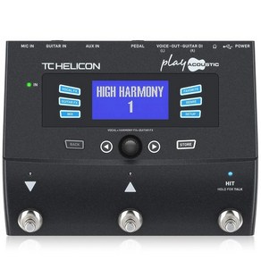 TC HELICON 에레아코 기타용 이펙트 첨부 보컬 이펙터 PLAY ACOUSTIC, 1개