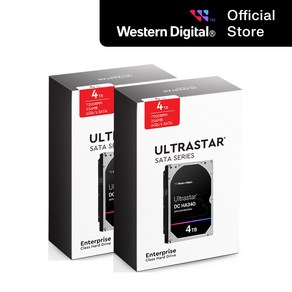 공식유통사 WD ULTRASTAR 4TB 울트라스타 DC HA340 패키지 2PACK 3년보증