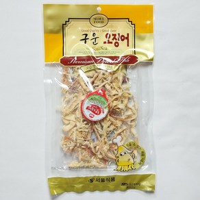 서울식품 구운오징어 60g 고추장포함 오징어채 맥주안주 마른안주, 3개