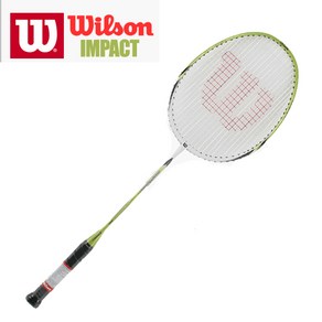 윌슨 [오후 5시 이전 주문 발송]윌슨 임팩트 배드민턴 라켓 채 (그린), 01 윌슨 임팩트 배드민턴 라켓/ 그린, 1개