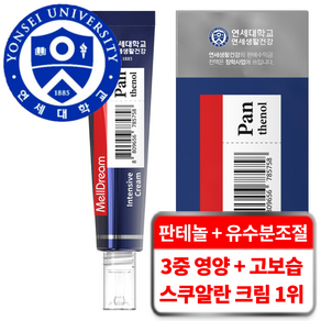 연세생활건강 멜드림 3중 판테놀 스쿠알렌 인텐시브 영양 크림, 1개, 40ml