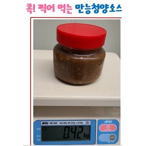 정지현식품 콕 찍어먹는 만능 요리 청양소스 400g, 1개, 400ml