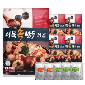 어묵속 만두전골 밀키트 어만두 만두국 오뎅탕, 400g, 5개