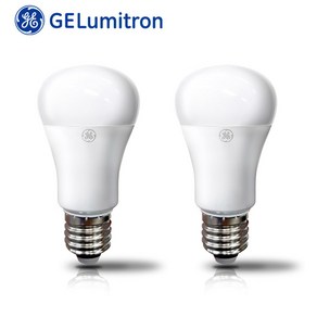 GE루미트론 LED 전구 7W E26 주광색/전구색 x 2개, 전구색