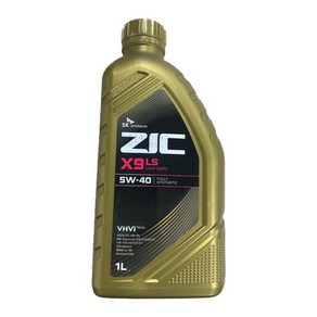 ZIC X9 LS 5W40 1L 디젤 엔진오일, 1개, 지크 X9 LS 5W40_1L