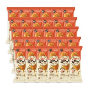 [신세계푸드] 올반키친 핫도그 30봉(찰핫도그/모짜체다/크런치), 80g, 1개, 크런치 30봉