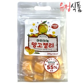 [유정식품] 마하차녹 망고젤리 200g, 10개