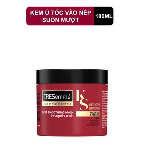 [TRESemme] 미국 헤어팩 트리트먼트 케라틴 스무스 KERATIN SMOOTH 180ml, 1개