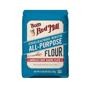 Bob's Red Mill All Pupose Flou 5 Lb Bob's Red Mill 다용도 밀가루 5파운드, 2.27kg, 1개