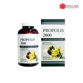 [호주직구] 시니케어 면역건강 프로폴리스 2000mg 365정(12개월분) Healthy Immune System Popolis 2000mg, 1개, 365정