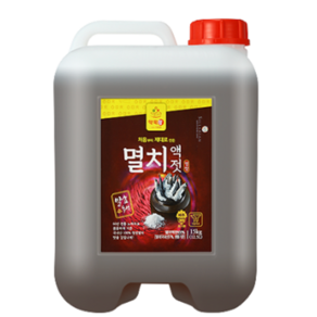 약목 참 멸치액젓 15kg 김장용 김치 식자재 말통, 1개