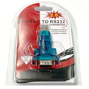 USB-A 2.0 to RS232 9핀 시리얼 컨버터 (T-RS11U) [WFFWIBT], 1개, T-RS11U